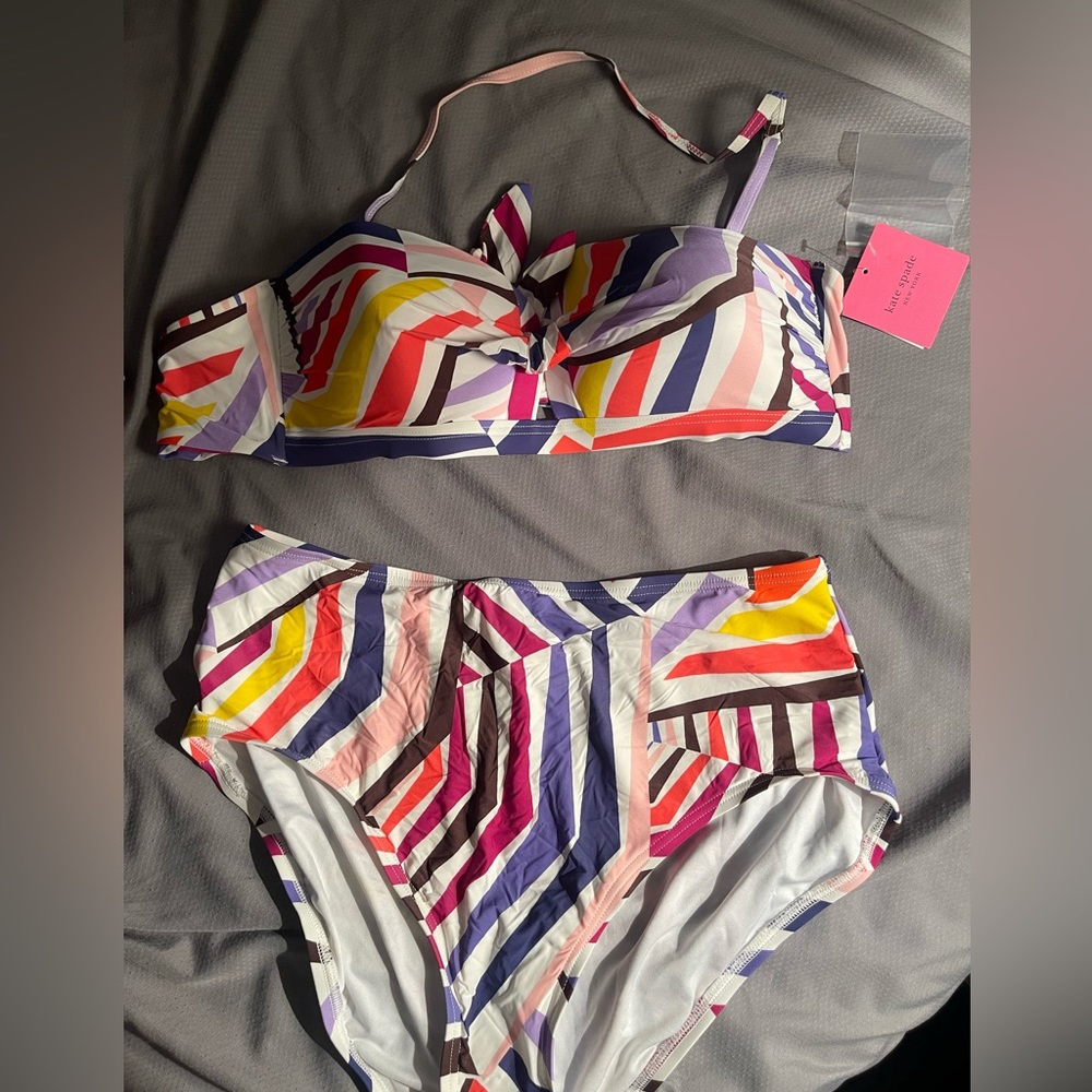 Kate Spade high waisted bikini NWT